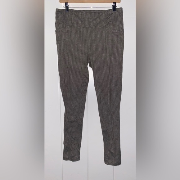 Athleta Metro Criss Cross Ankle Leggings High Waist Workout‎ Athletic Women L - Picture 9 of 11